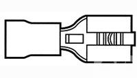 RECEPT,PIDG FASTON 12-10 250-61198-4