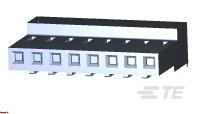 08P MTA156 CONN ASSY 24AWG WHT-640434-8