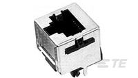 MODULAR JACK, RJ45, 8P8C, DIP TYPE-4-1734577-1