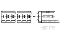 6P MOD 1 SHROUDED HEADER, ST, TIN PLTD-280611-1