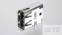 USB A RCPT, Flag Type, DIP,30u