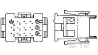 1-640514-0 矩形电源连接器