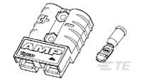 SRS 50 CONN KIT,BLACK,6 AWG-647892-7