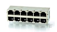 RJ45 12 PORT M/JACK ASSY.SHIEL-348521-1