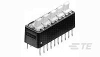 DIP SW ASSY-BLK LP ACT-2POS-5-435470-7