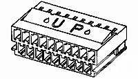 LIF CONN. SUB PLUG 25P NATURAL-353666-1