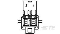 2P TAB HSG YLW-365057-4