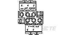 4P HSG F/JUNIOR TIMER BLK-365060-3