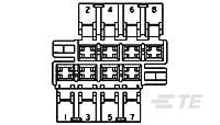 8P HSG F/JUNIOR TIMER YLW-365064-4