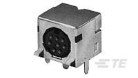 8 MINI-DIN R/A RCPT CONN ASSY-750073-1