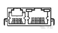 RJ45/RJ11,6P2C,W/O LED,6u