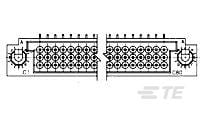 3 ROW BOX PIN 180 POS R/A-448007-1