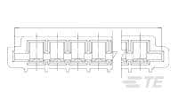 TRIOMATE ASY V 4P L=4.064,LDFR-5-487509-3