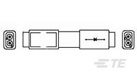 TERM JCT, SPLICE,DOUBLE,ELECT-591889-1