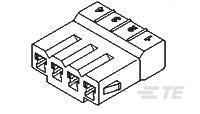 HSG PLUG 4CIR 125 BLADE BLK-521152-1