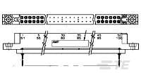 2 ROW BOX RECP 60 POS 100 C/L-530781-4