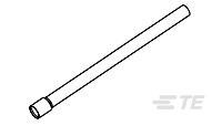 EYELET/SHRINK TUBE ASSY 45 WHT-6374150-1