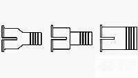 SHLDING FERRULE,PLTD,BULK PKG-7-745129-4