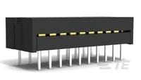 18 DIP PLUG CONN-W/COVER-746611-9