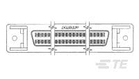 68 50SR VRT RCPT,FL TP,ACT PN-1-786557-1