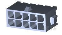 10POS MICRO MNL ASSY,VRT,HDR-1-794630-0