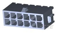 12POS MICRO MNL ASSY,VRT,HDR-1-794630-2