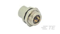 M12 Mtl FEMALE PNL CONN. Sldr Rear (Cir)-1838415-3