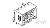 ASSY,Posi-Lock,R/A RAST5 HEADER,9P-2-521384-9