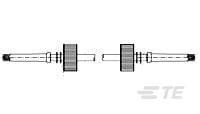 LGH-3 LEAD DBL MLD ENDS, ELECT-1-830649-0