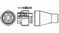 LGH PLUG ASSY HV 7 PIN-863024-2