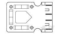 87710-1 PCB 连接器应力消除
