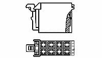JUNIOR TIMMER HOUSING 8POS, ASSY-963121-2