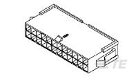 18 DUAC PLUG HSG 94V-0 FR/HANG-1-794594-8