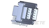HDR, 40P, BLK, RA, M5 FLG, SN/NI/CU, B-DRC13-40PB-CG01