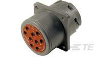REC, 9P, GRY, N, NO KEY, FLANGE, 16-HD10-9-16P-B009