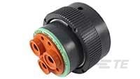 PLG, 7P, BLK, N, 4AWG, 4/16, S-HDP26-24-7SN-C038