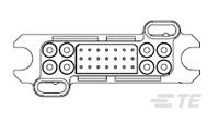 CONN,PIN,LOWER DRAWER-6643485-1