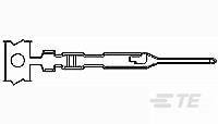 MTE PIN 22-26 AWG PLTD-104505-6