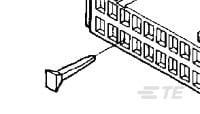 MTE KEYING PLUG-104072-1