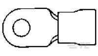 TERMINAL R PVF2 PG 8 1/4-53943-2