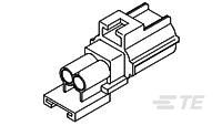 2 POS. END CAP HSG., KEY K-184160-1