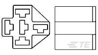 VCF4-1001=CONNECTOR,HOUSING-3-1393310-7