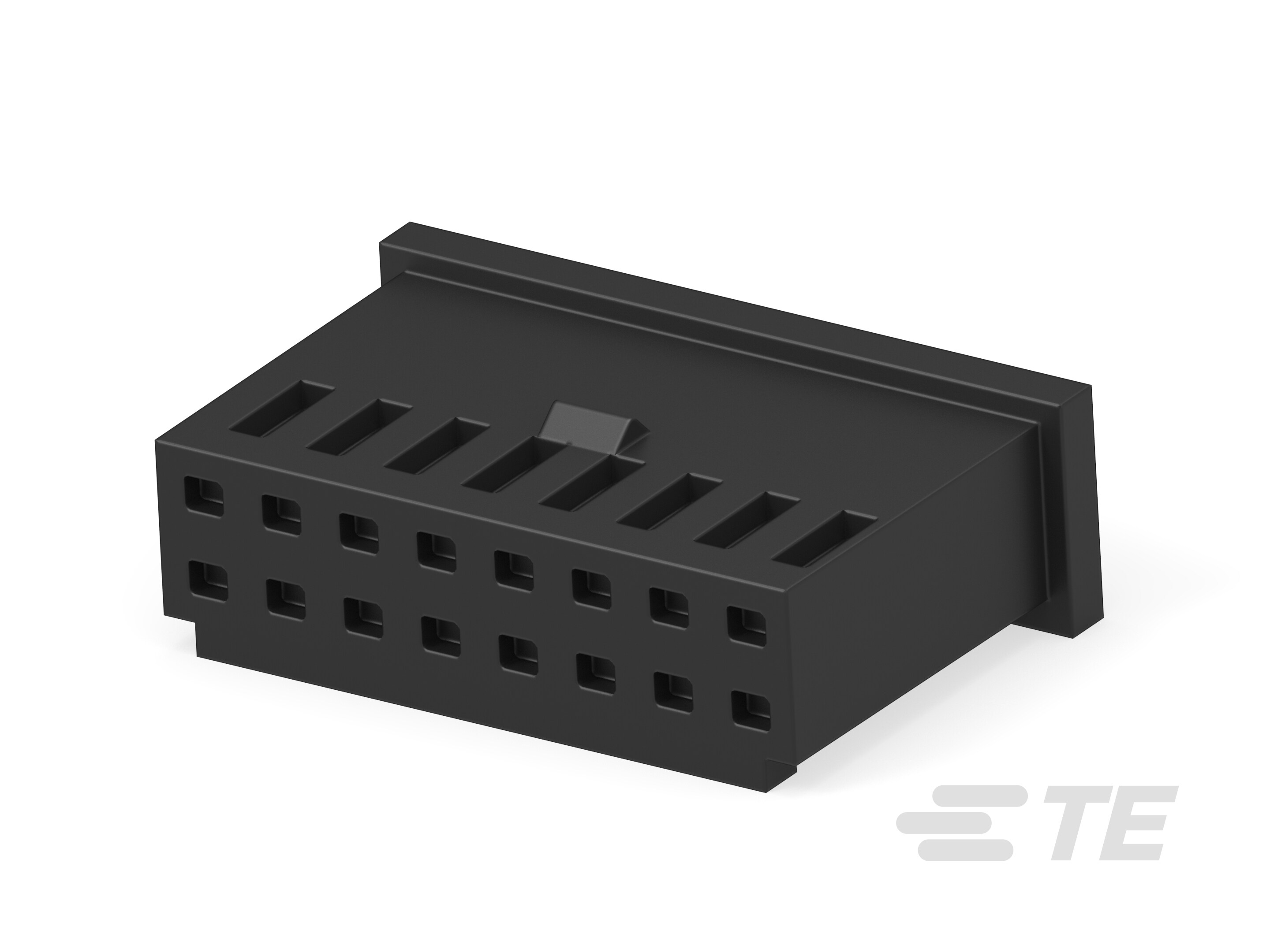 AMPMODU II REC. HSG DUAL ROW, 16 POS.-280366
