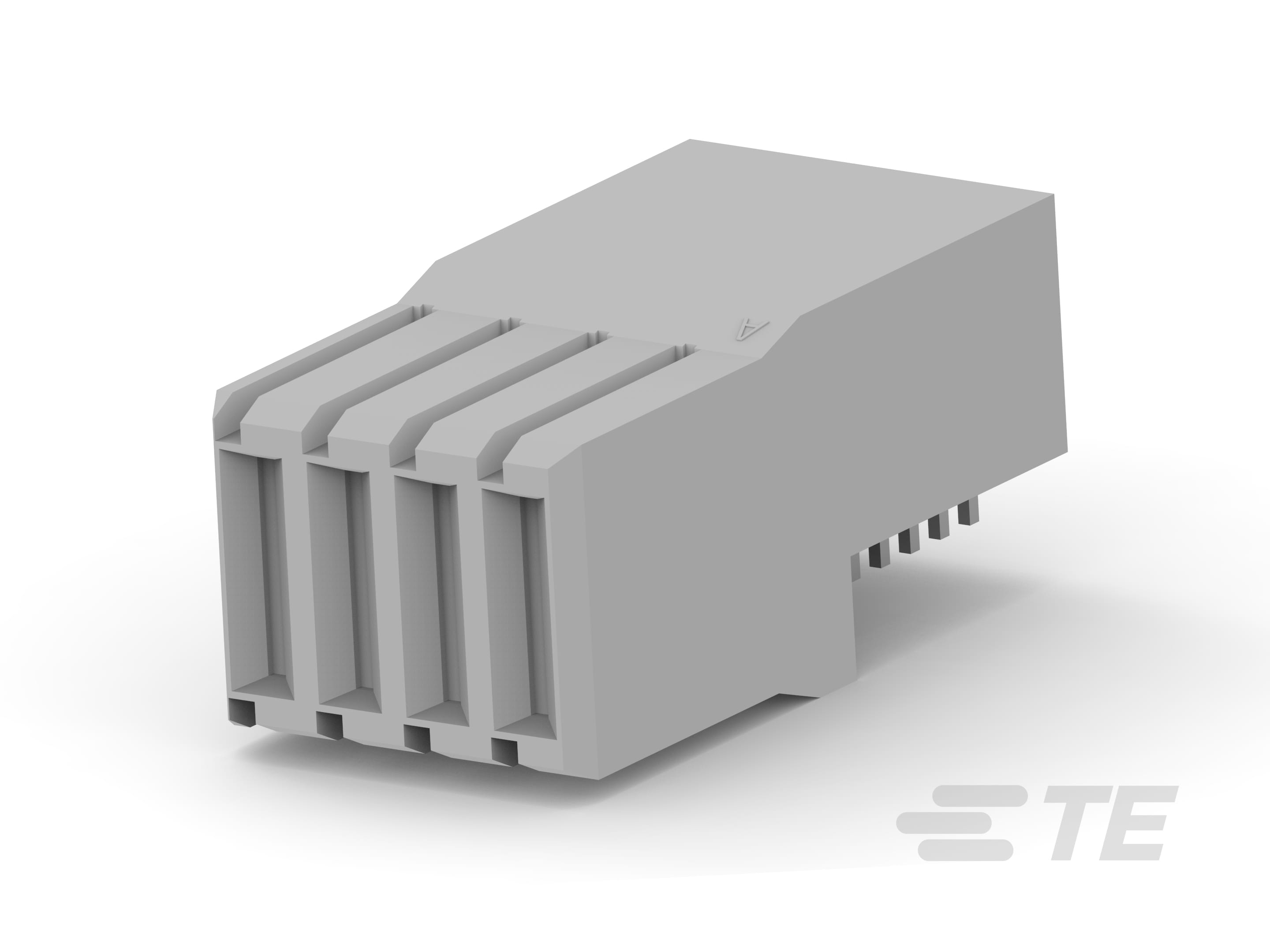 UPM R/A REC HC 4P Power Connector-120943-2