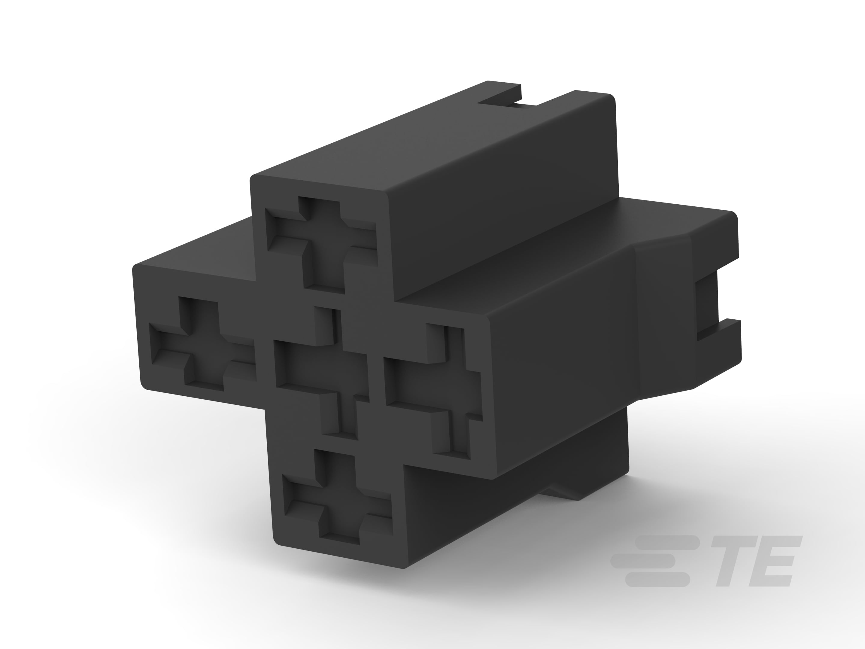 FF 250 REC HSG 5P NYLON BLACK-154746-2