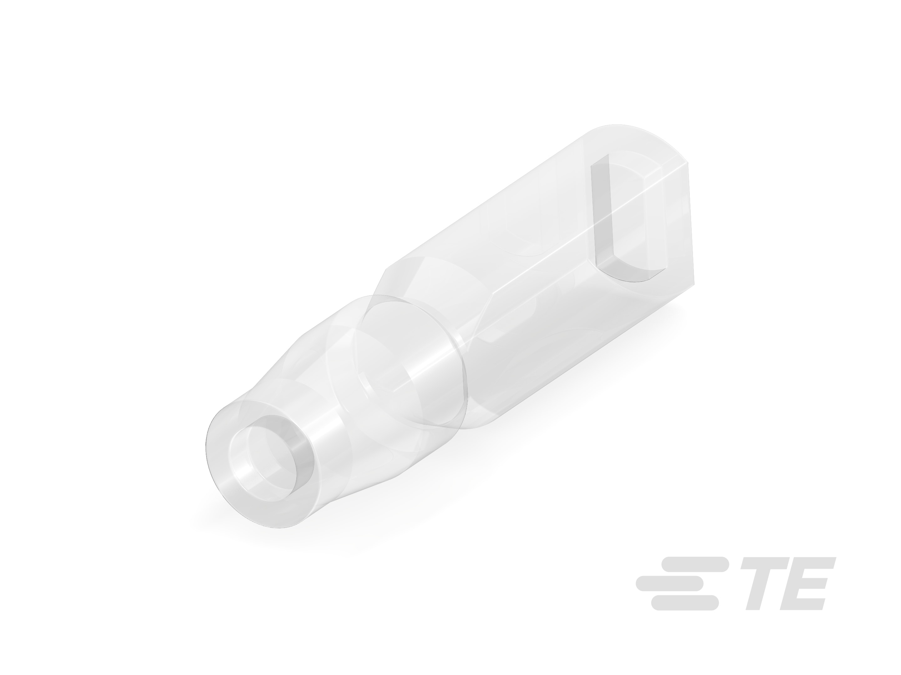 110 FASTON SLEEVE,TAB,TRANSPARENT,NAT-170823-1