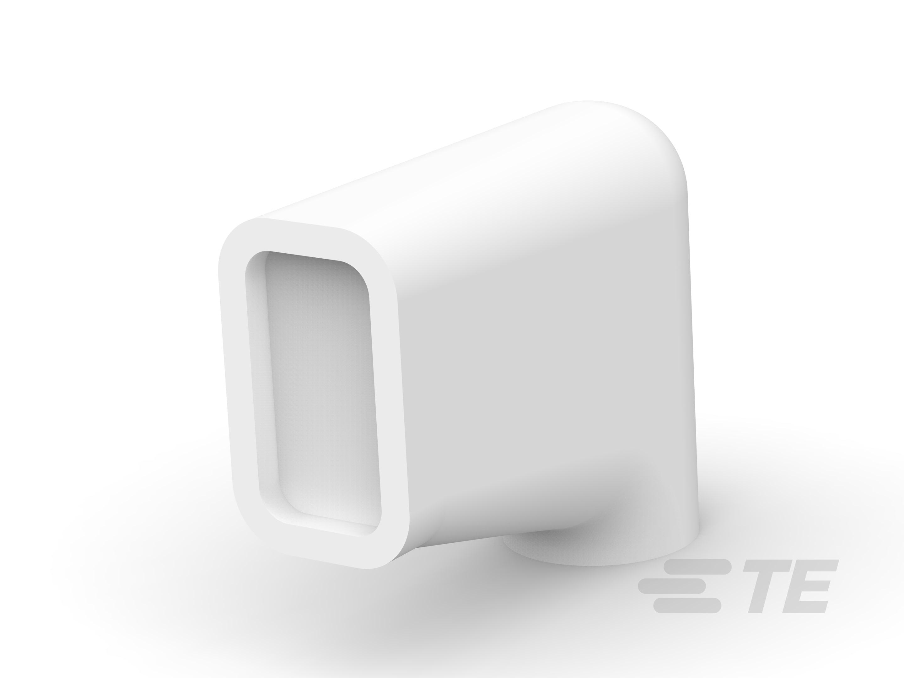 250 FASTON HSG.,FLAG,REC.,NATRUAL-170891-2