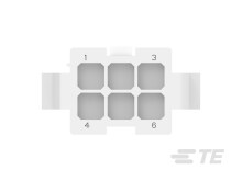 蛙出品 172160-1 : MATE-N-LOK 标准矩形连接器| TE Connectivity
