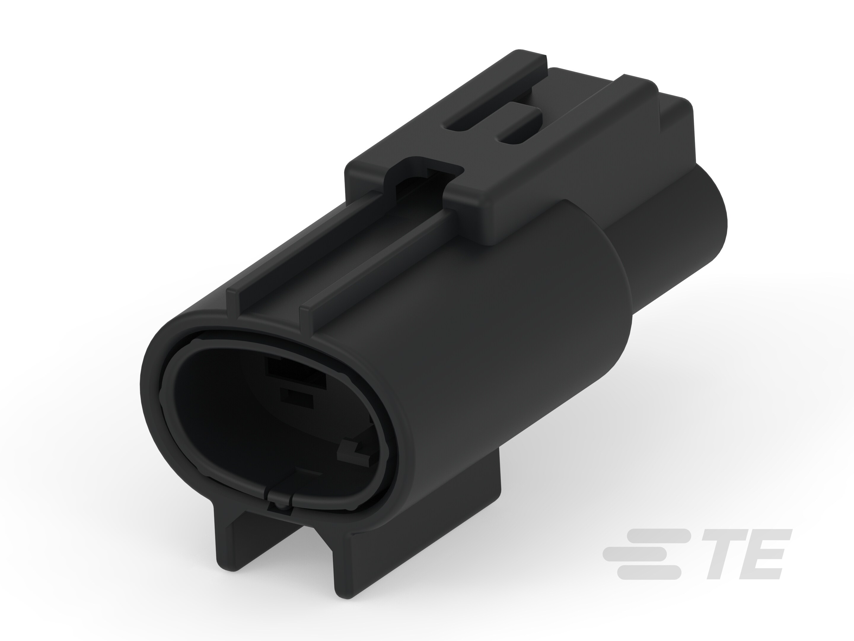 187 CAP HSG ASSY 2P BLACK-176143-2