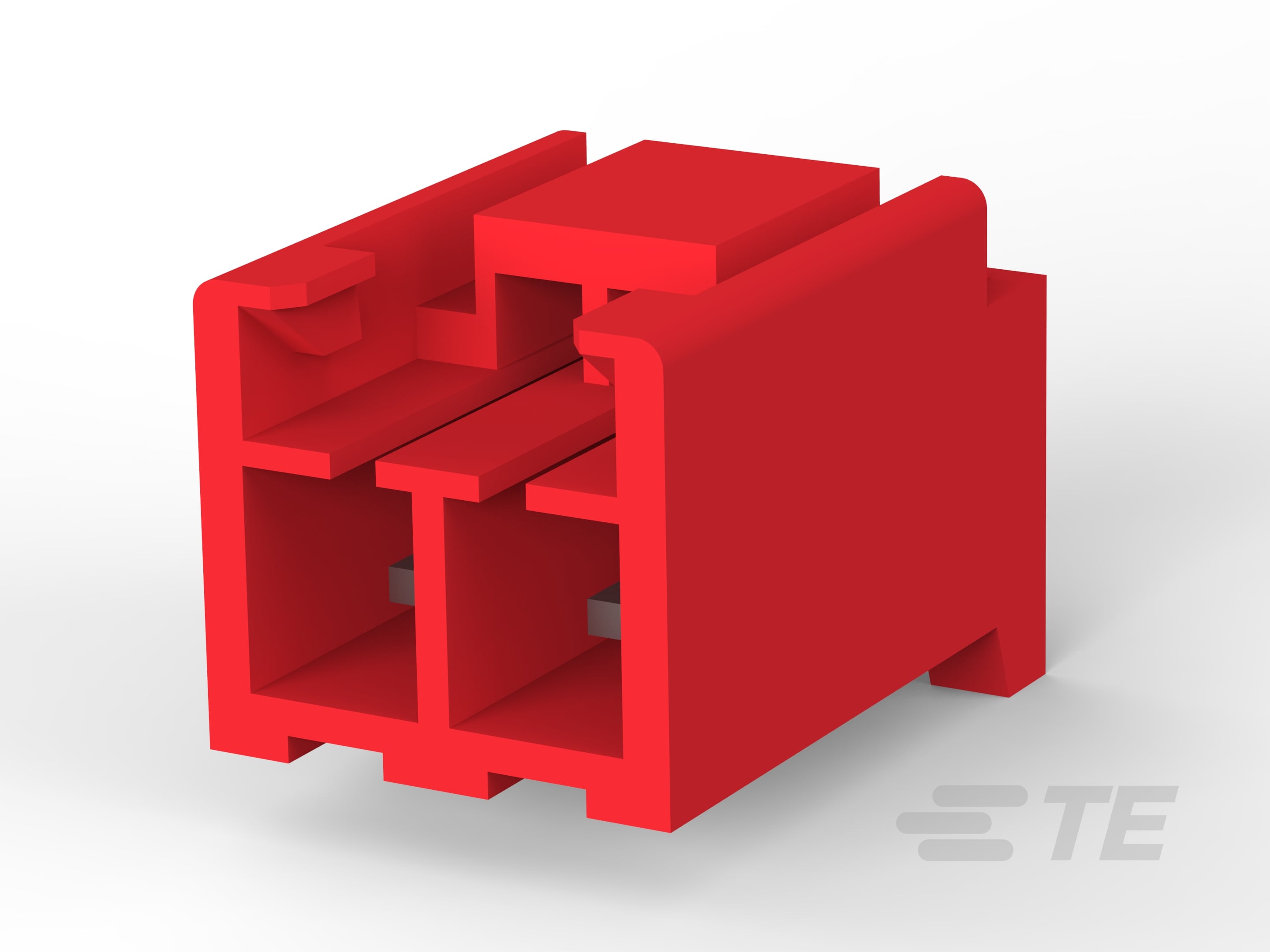 UNIV POWER HDR ASSY 2P RED-176975-2